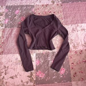 Long Sleeve Crop Top